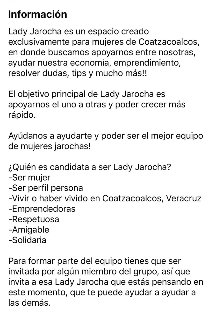 Lady Jarocha, nace un apoyo entre mujeres de Coatza