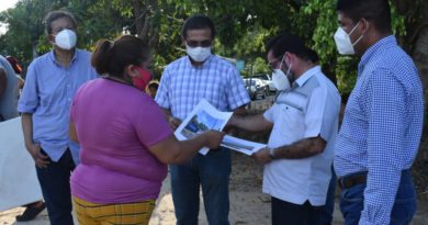 Avanzan trabajos de rehabilitación en la colonia Díaz Ordaz de Agua Dulce
