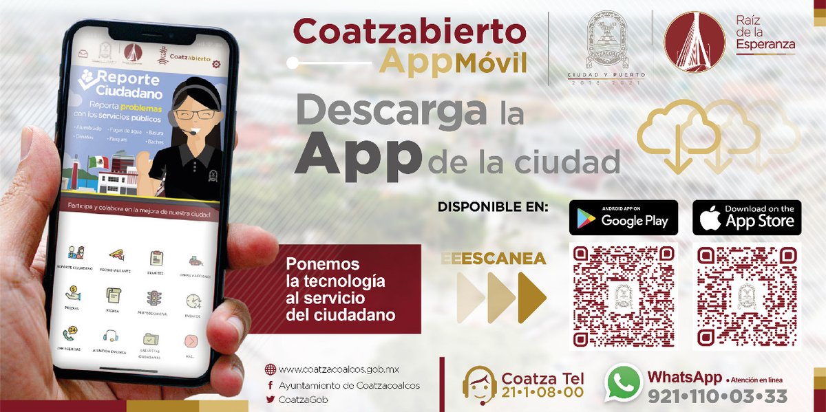 Amplía app Coatzabierto sus servicios; se anexa CMAS