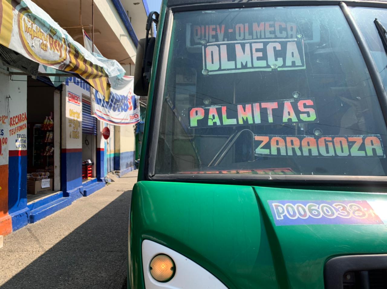 Tarifas del transporte público en Veracruz