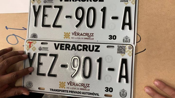 Canje de placas en Veracruz podrá ser a paguitos