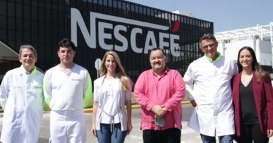Paty Lobeira visita planta de Nestlé en Veracruz