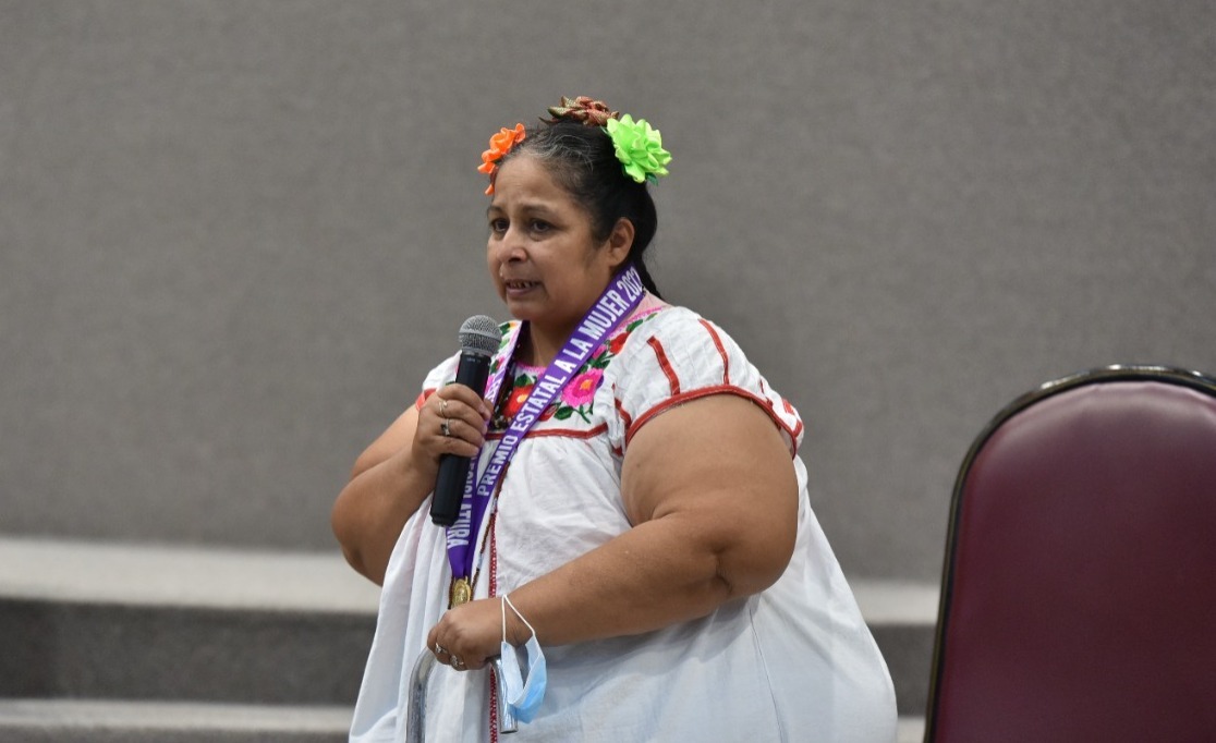Martha Soledad Gómez Atzin, Premio Estatal a la Mujer 2022