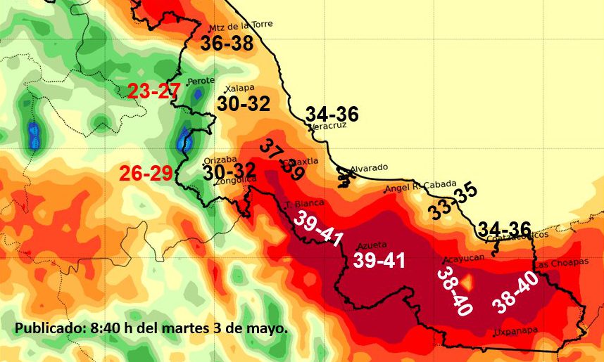 Clima Veracruz Alerta en el estado por altas temperaturas Cocktelera