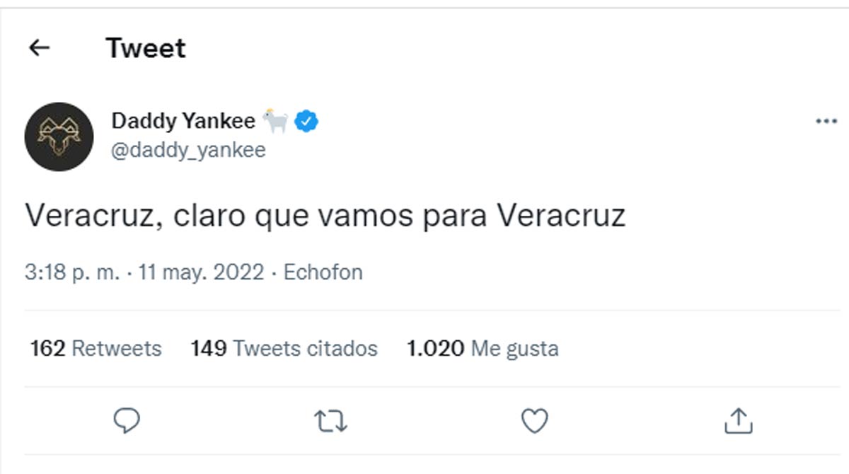 Boletos de Daddy Yankee en Veracruz, ya tienen fecha de venta y precio
