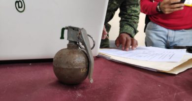Recibe Ejército granada de fragmentación en canje de armas