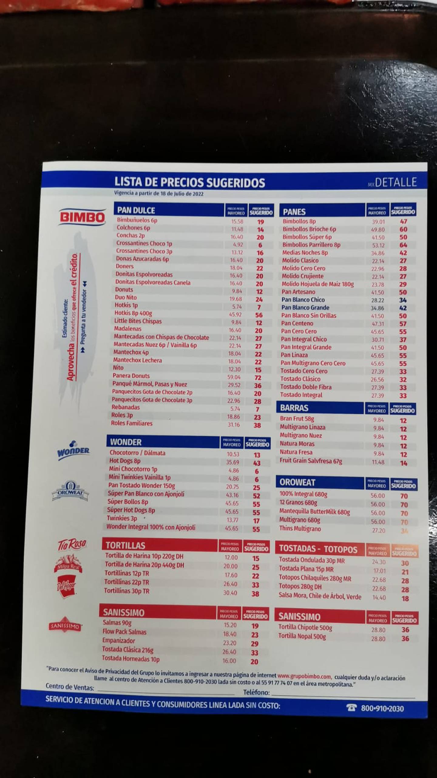 Tiene Bimbo nuevos precios; suben hasta las donitas