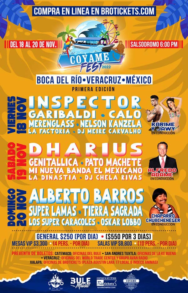 Coyame Fest 2022 será en Boca del Río 