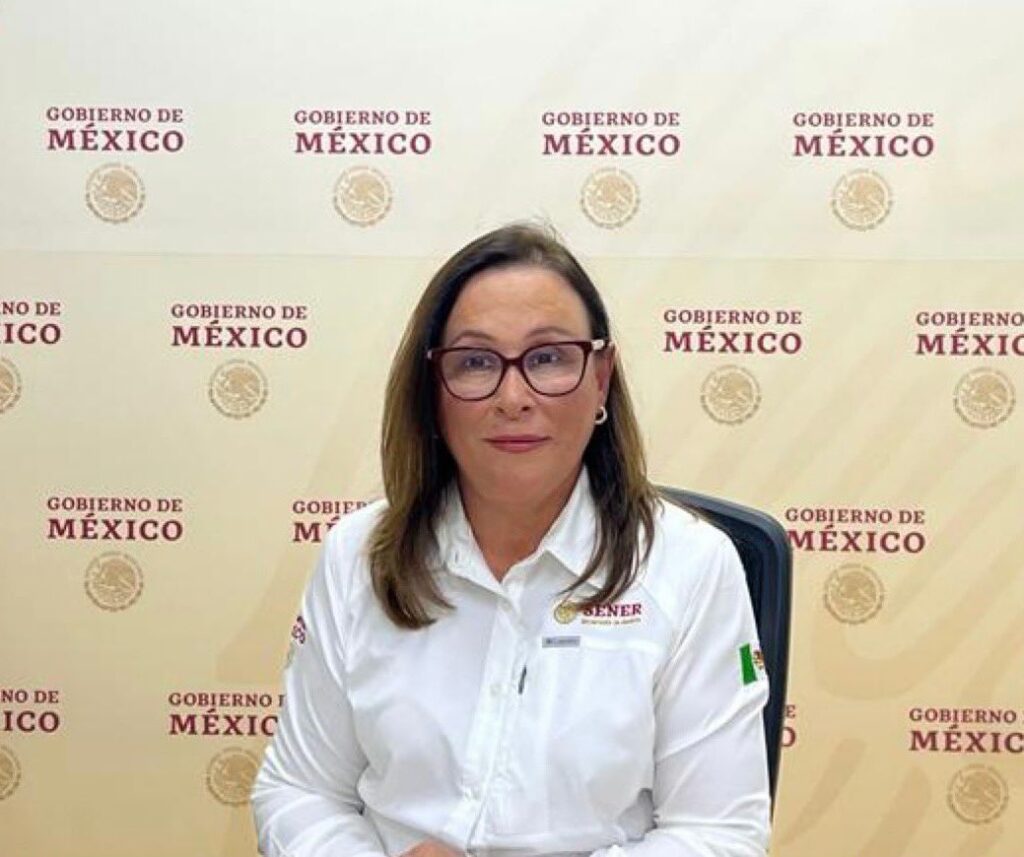 Rocío Nahle, secretaria de Energía. 