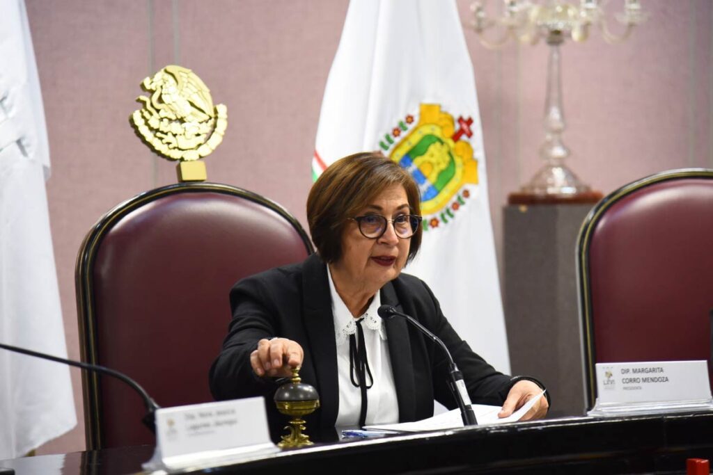 Diputada Margarita Corro preside la Diputación Permanente