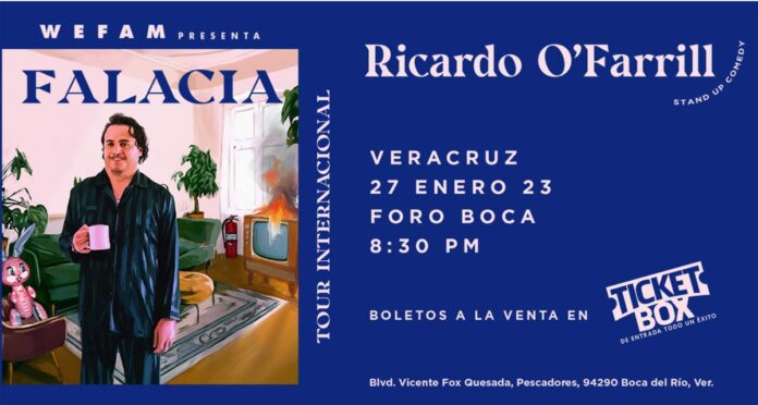 Ricardo O'Farrill en Veracruz: Conoce fecha y precio de boletos