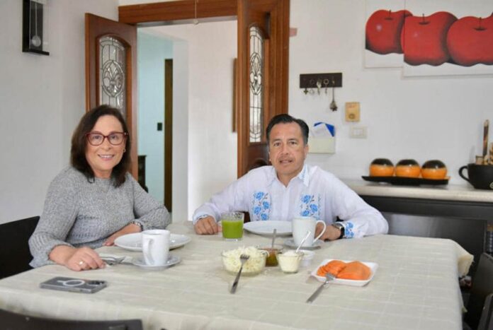 Rocío Nahle se reúne en Coatzacoalcos con Cuitláhuac