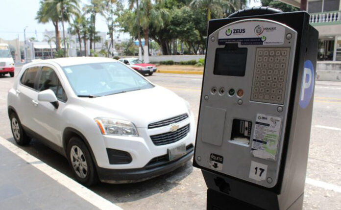 Parquímetros en Veracruz recaudan 2 mdp al mes
