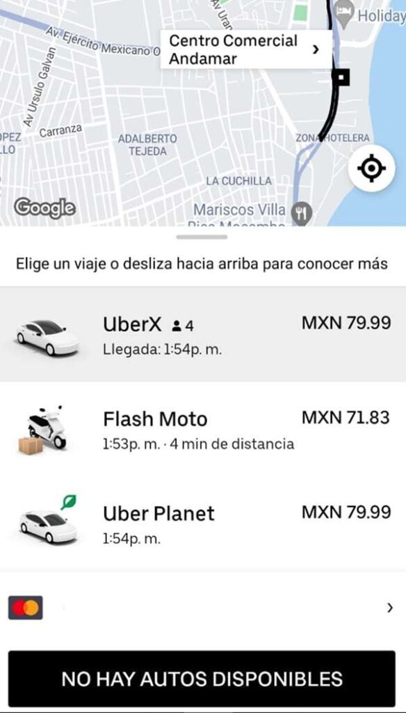 Uber en Veracruz.