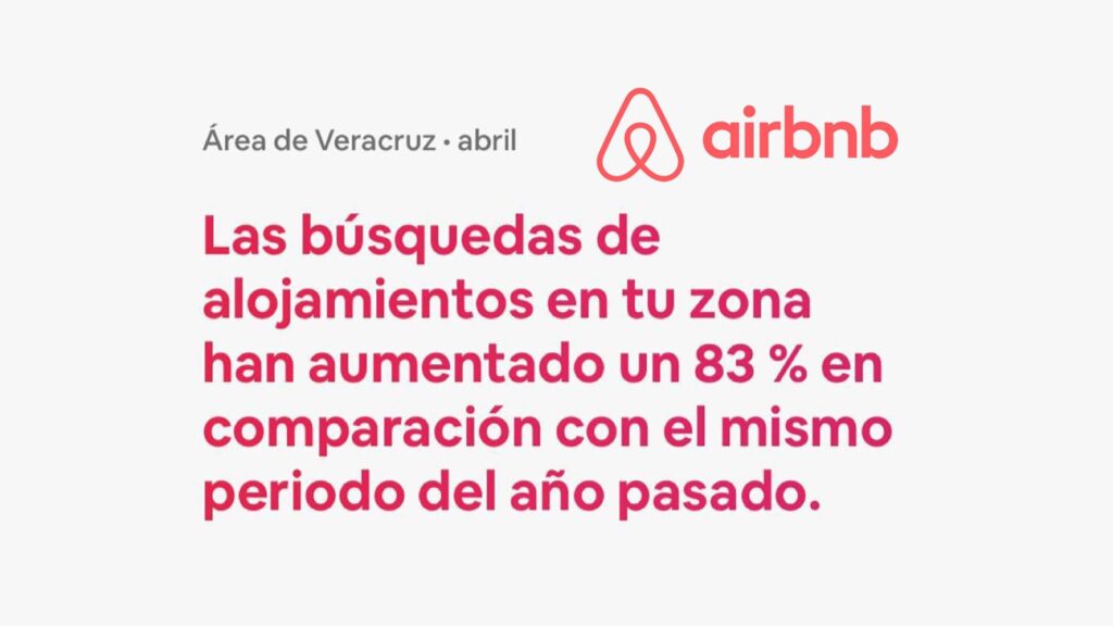 Demanda de Airbnb en Veracruz se dispara 83% 