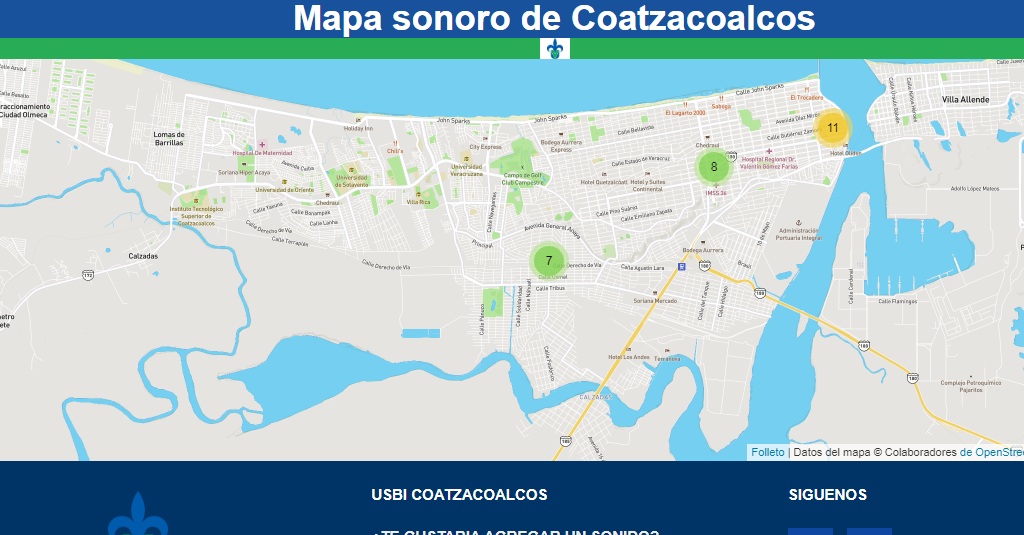 mapa sonoro Coatza