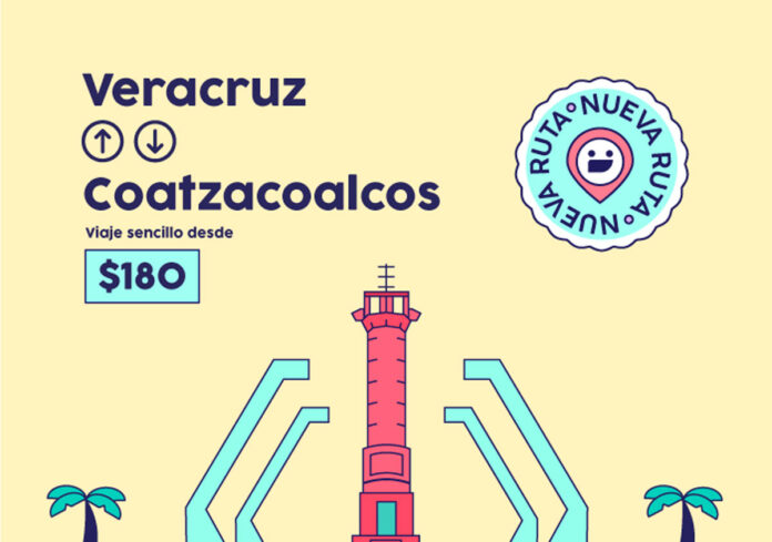 Kolors estrena ruta Coatza-Veracruz; costará 180 pesos