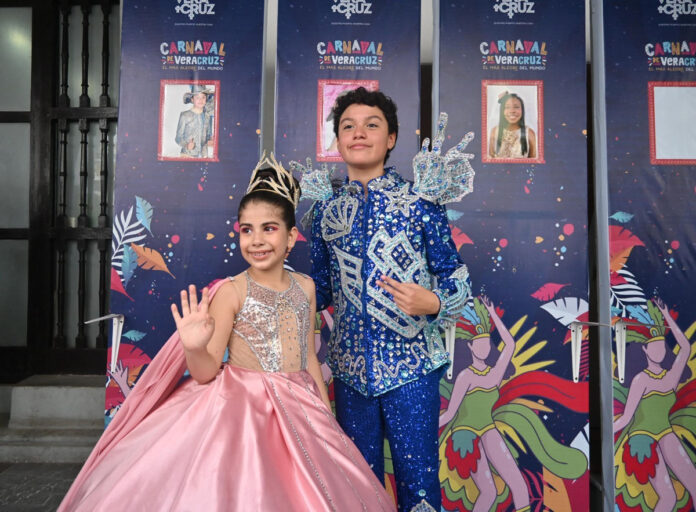 Daniela Rivera Galindo, reina infantil electa del Carnaval de Veracruz 2023