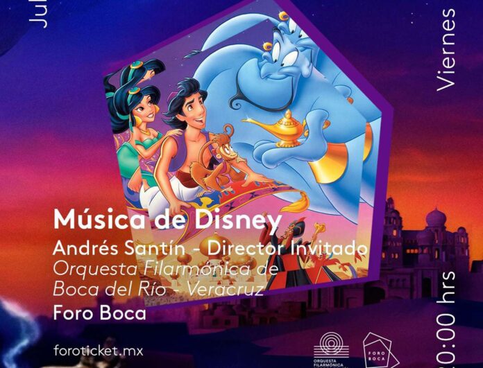 Orquesta Filarmónica de Boca del Río – Veracruz ofrecerá Gran Concierto Especial de Disney