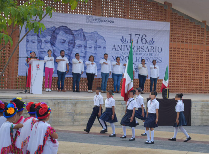 H. Ayuntamiento de CosoleacaqueConmemora el 176 aniversario de la gesta heroica de los Niños Héroes de Chapultepec