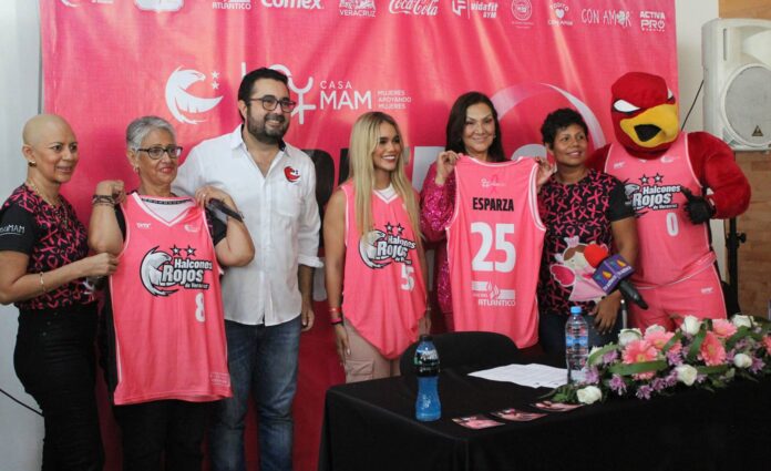 Halcones de Veracruz se ponen rosas; lanzan playera para concientizar