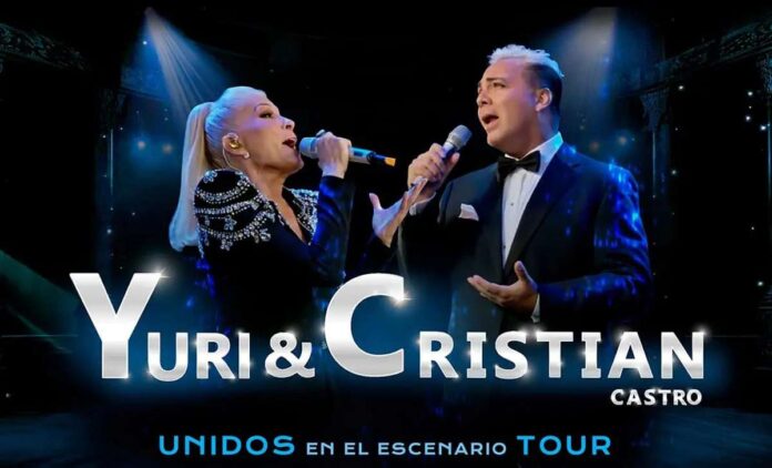 Yuri y Cristian Castro en Veracruz este 2024