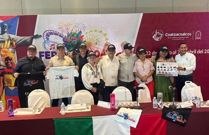 Presentan Expo Feria Coatza 2024: Estarán desde Belinda hasta Banda MS