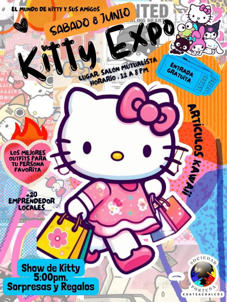 Tendrá Hello Kitty su día en Coatza