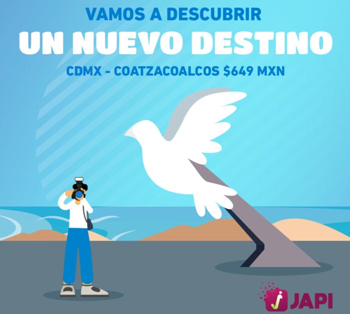 Llega Japi a Coatzacoacos