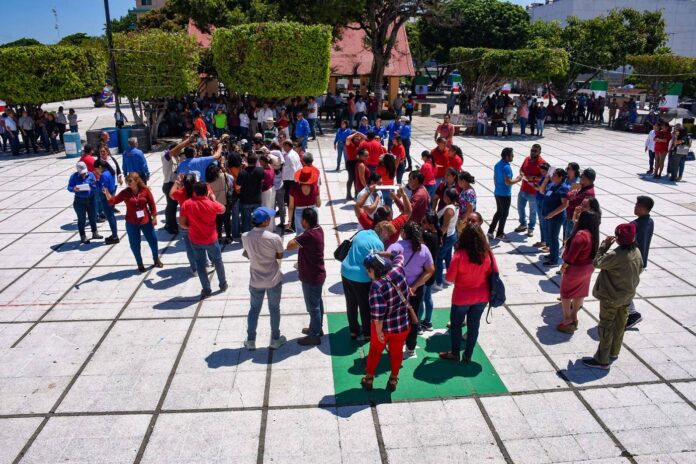 Participa Ayuntamiento de Coatzacoalcos en el Simulacro Nacional 2024