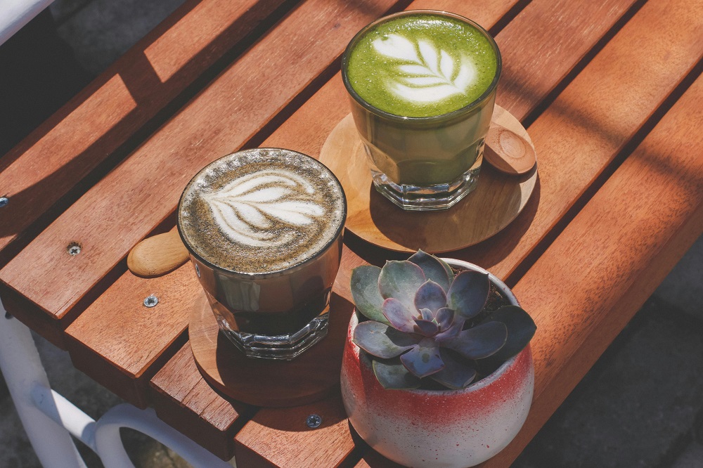 Matcha vs café