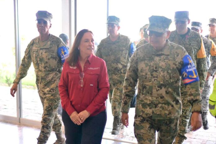 Rocío Nahle se reúne con el Secretario de la Marina para apoyar a afectados por inundaciones