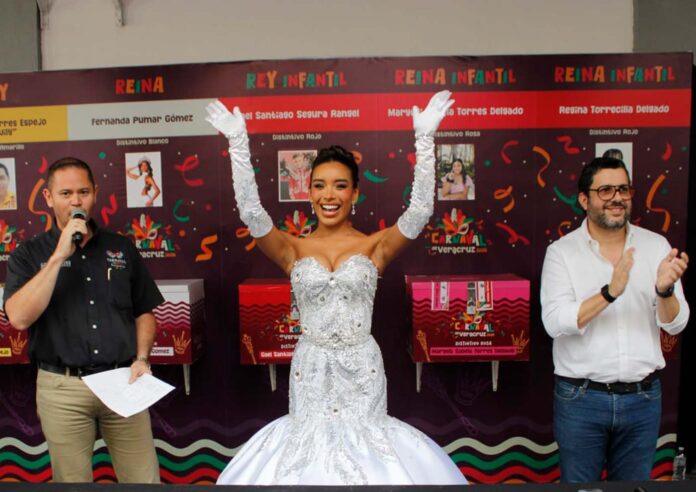Fernanda Pumar, reina del Carnaval de Veracruz 2026