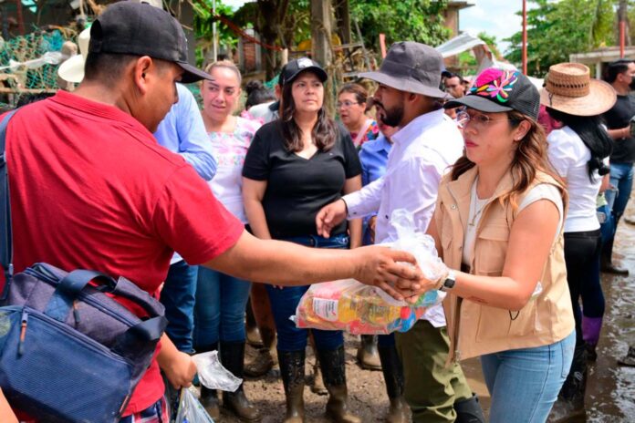 Lleva Congreso ayuda humanitaria a damnificados del norte de Veracruz